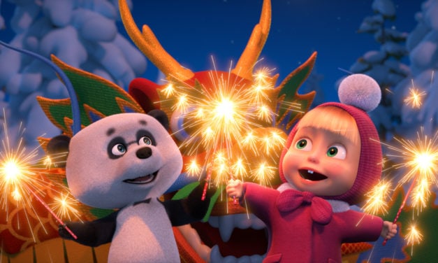 Masha and the Bear on TV in China for the First Time