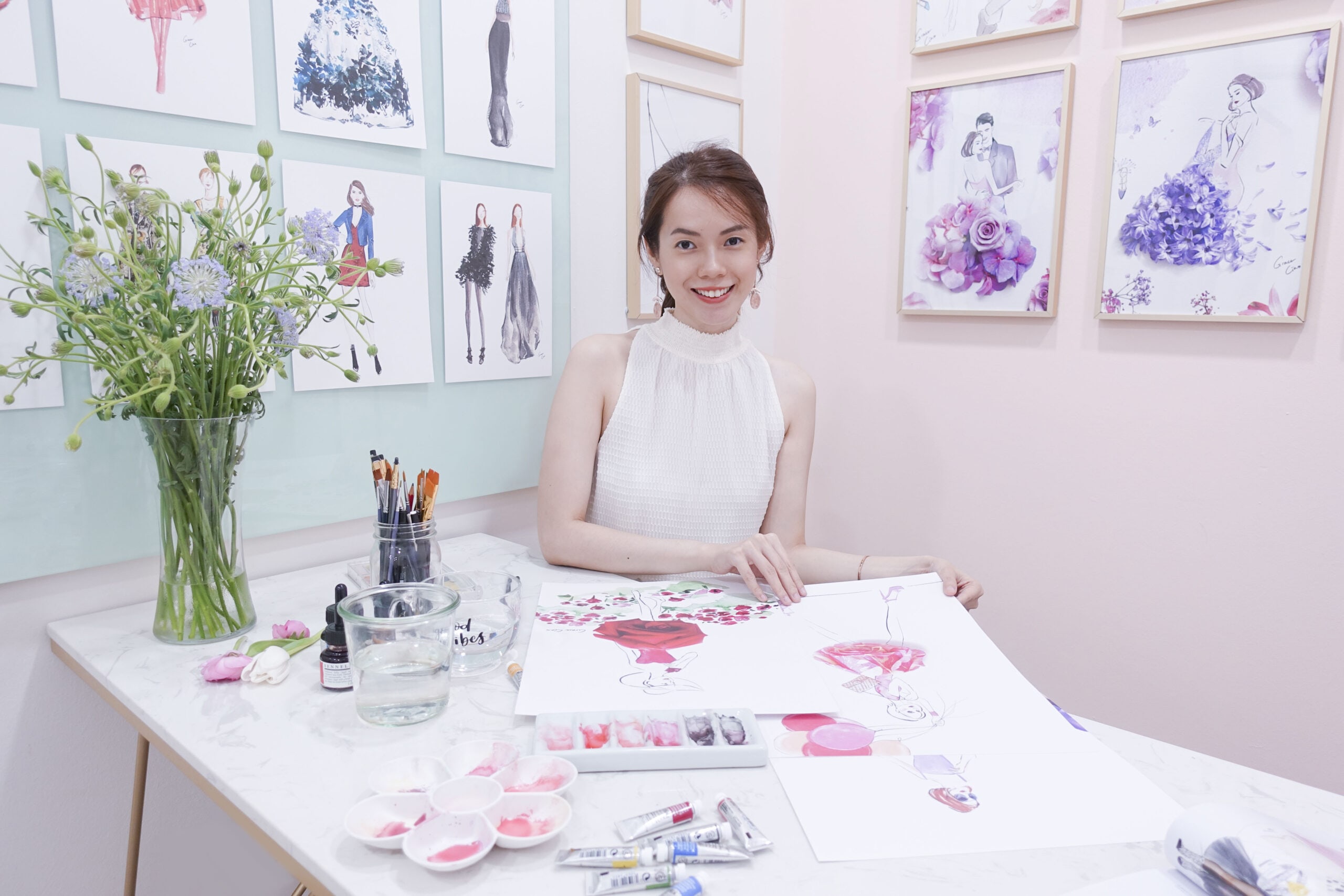 The Brand Liaison to Represent Luxury Floral Illustrator Grace Ciao ...