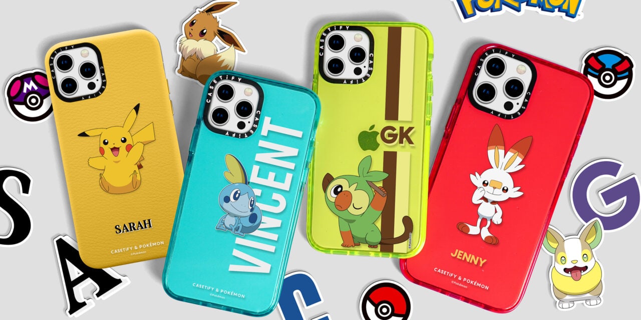 CASETiFY Includes Pokémon on Customizable Accessories Licensing