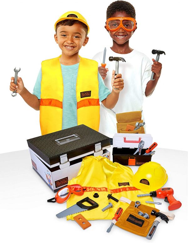 Junior Tool Belt Set with 11 Tools and Accessories - JAKKS Pacific, Inc.