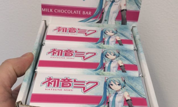 Hatsune Miku on Choc Bar Exclusive to HMV