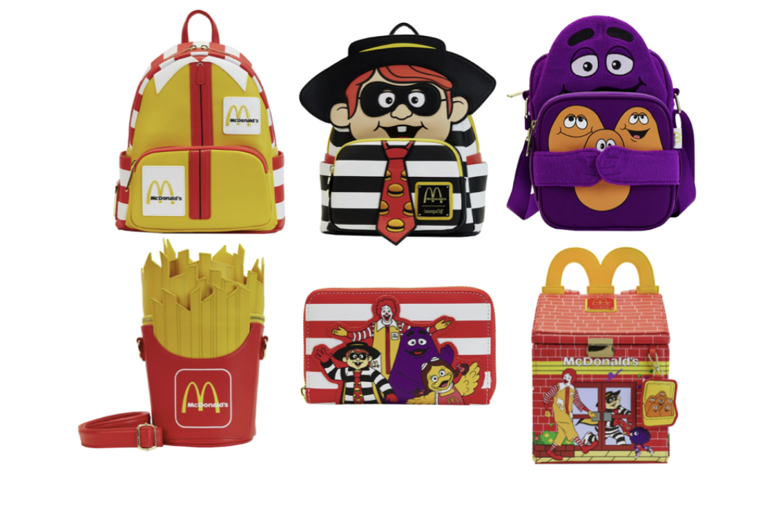 Loungefly, Bags, Mcdonalds Loungefly Fry Purse And Cardholder