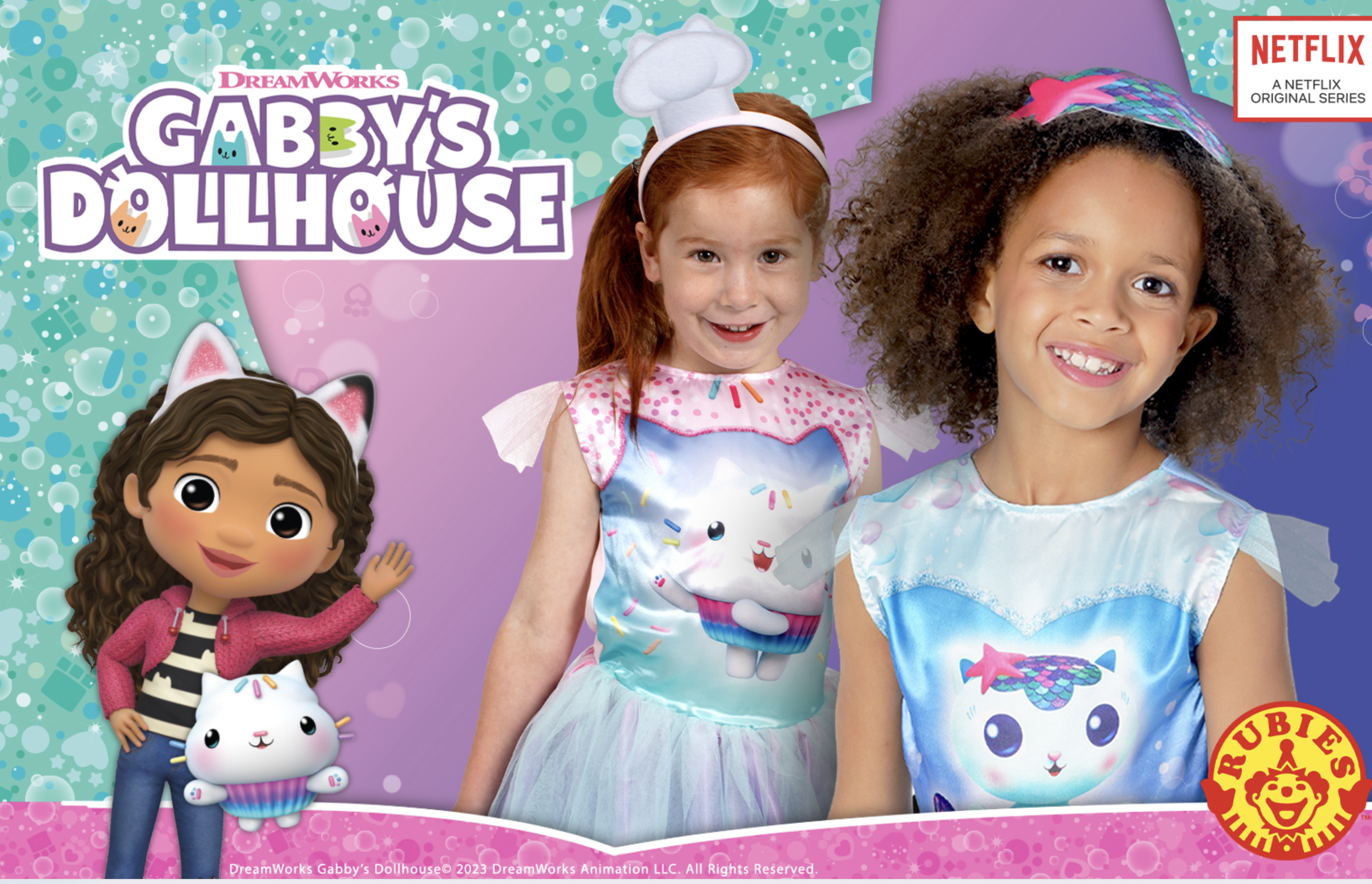Gabby's Dollhouse Gabby's Dollhouse Mercat Costume