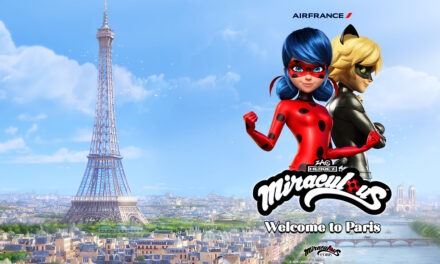 Lady Bug and Cat Noir on Air France flights