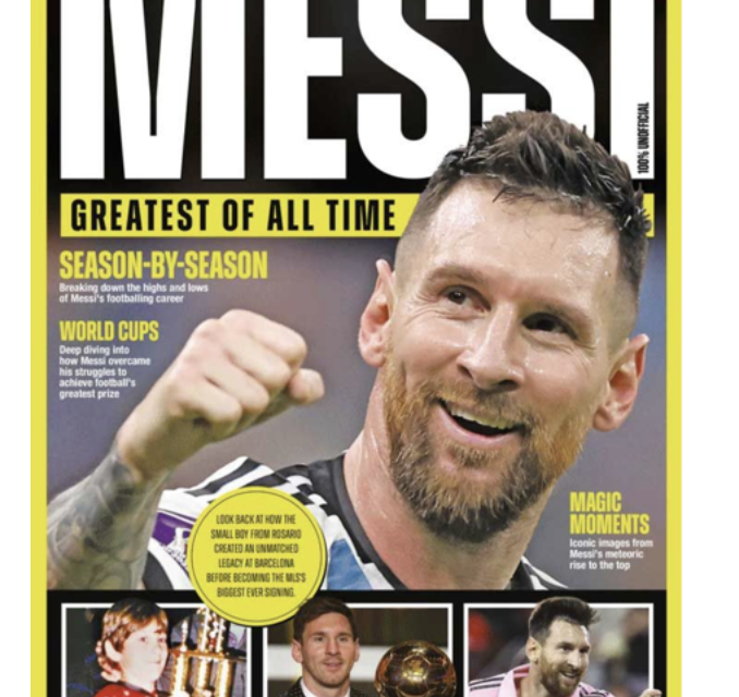 The World Of… Messi bookazine from Kennedy Publishing