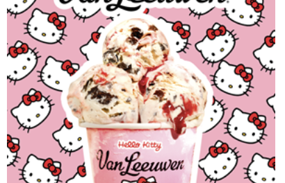 Sanrio and Leeuwen Team for Ice Cream