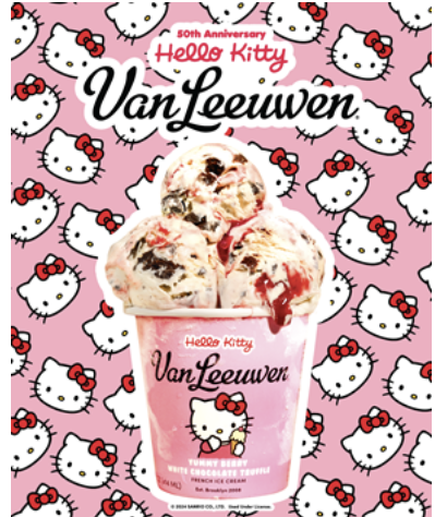 Sanrio and Leeuwen Team for Ice Cream