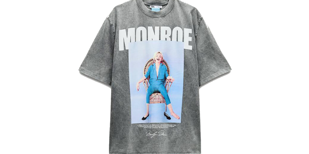 ZARA DROPS NEW MARILYN MONROE TEES