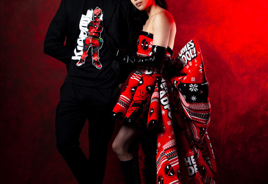 Difuzed BV Unveils JimmyPaul MARVEL Deadpool Inspired Dress at BLE