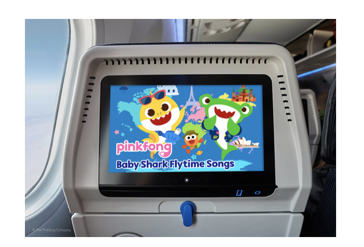 Baby Shark Takes to the Sky in Inflight Entertainment Partnership with Anuvu