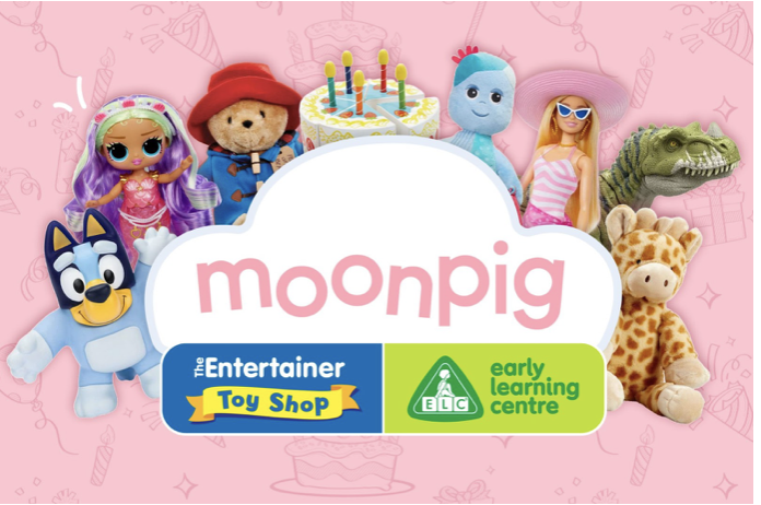 Moonpig and The Entertainer enter into Partnership