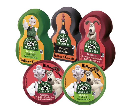 Wensleydale Creamery Unveils Wallace & Gromit Cheese Truckles Ahead of New Film Release