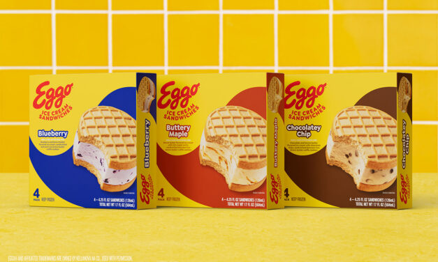 Eggo and Rice Krispies Treats Ice Cream