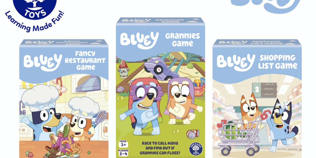 Orchard Toys signs Bluey as its second character license 