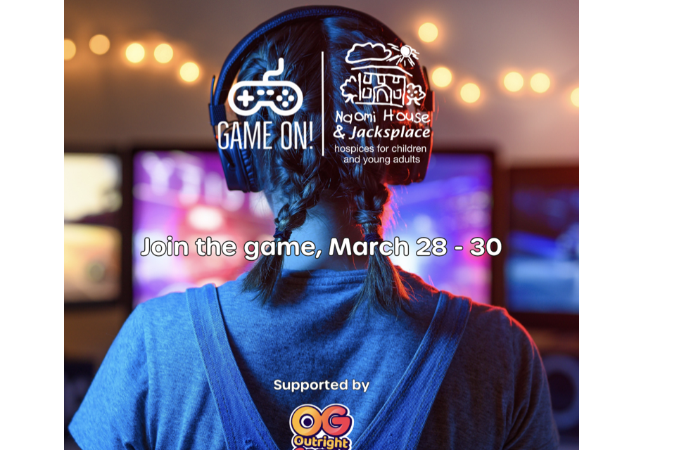 Outright Games partners with children’s hospice Naomi House for annual Game On! streaming fundraiser