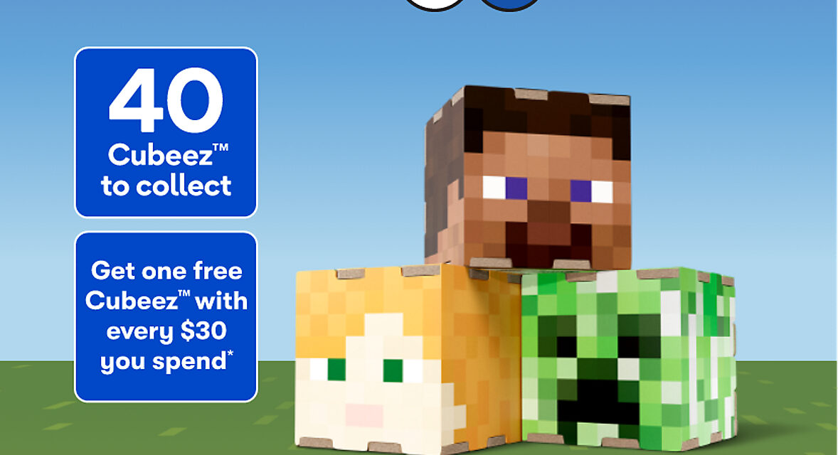 Woolworths and BIG W Team with Minecraft