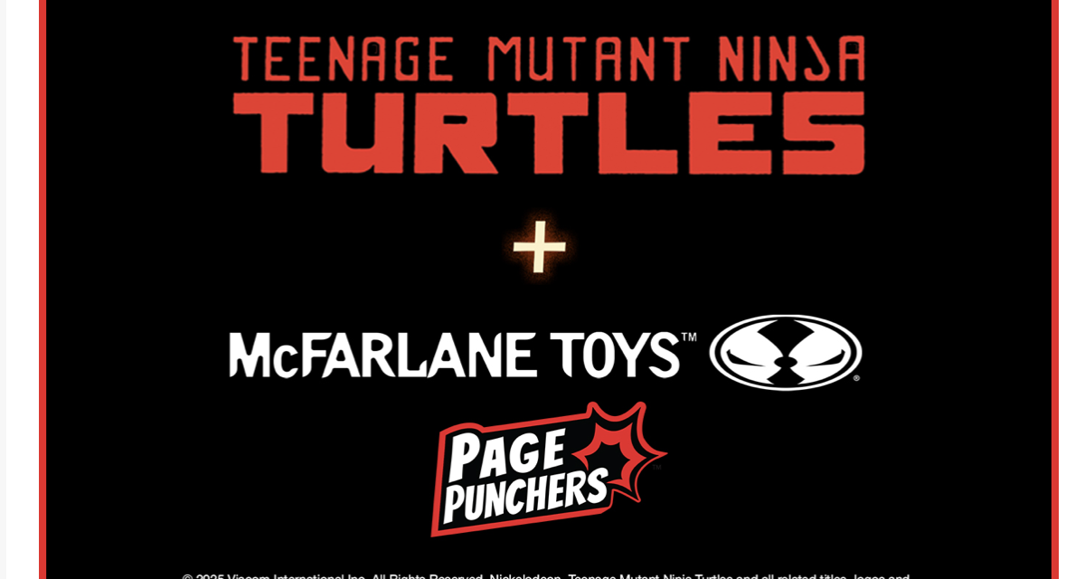 McFarlane Toys and Paramount Consumer Products Announce New Licensing Agreement for Teenage Mutant Ninja Turtles